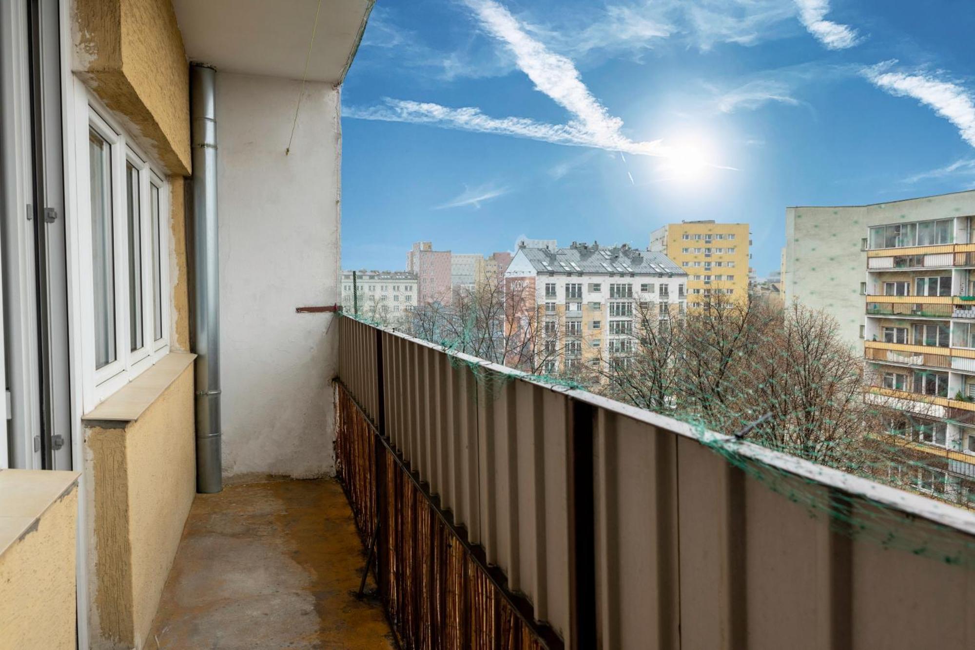 Comfy Flat In The City Center. Great View. Warschau Exterior foto