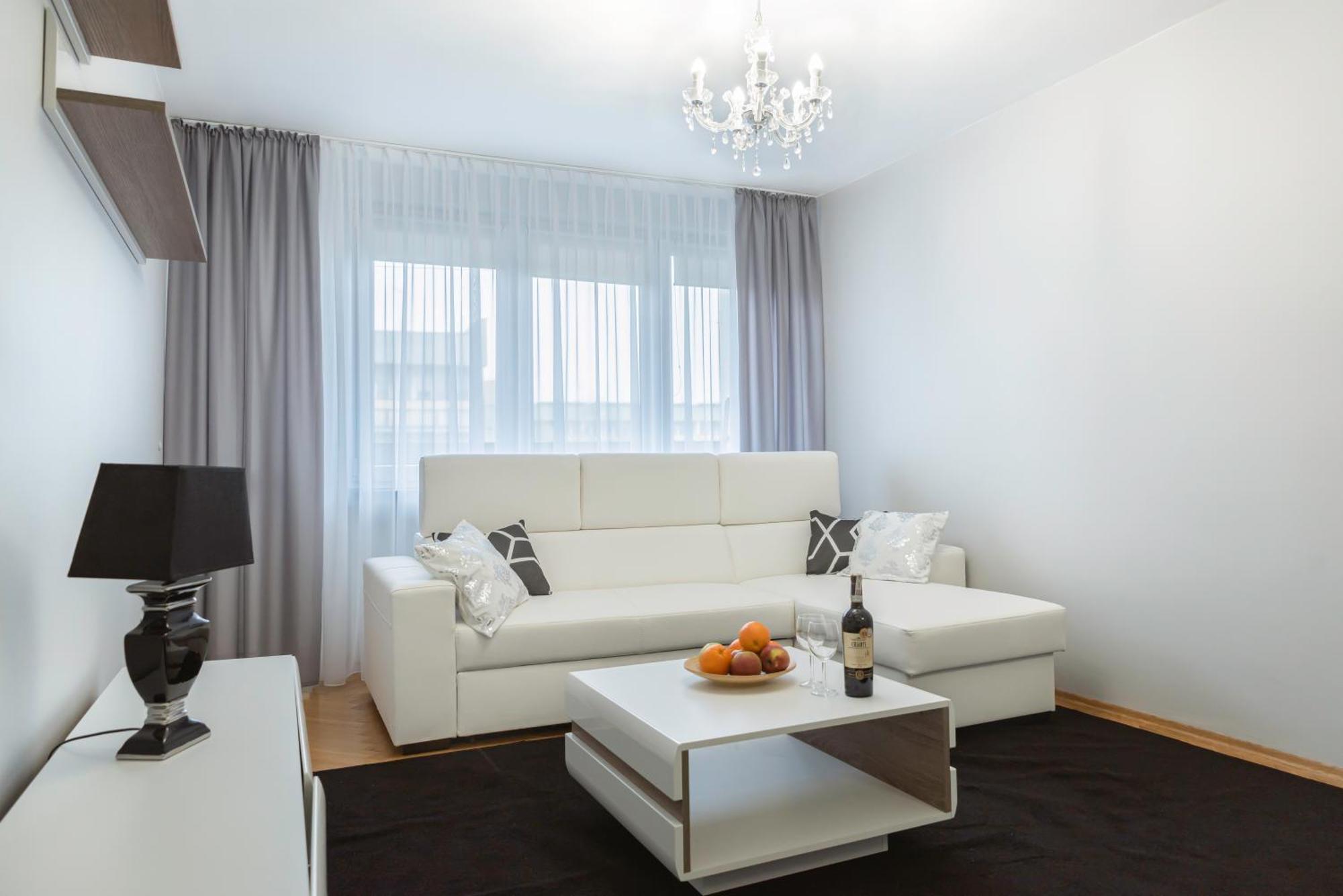 Comfy Flat In The City Center. Great View. Warschau Exterior foto